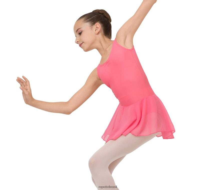 roupas br Repetto crianças túnica com decote franzido moda 8JZ2L8678