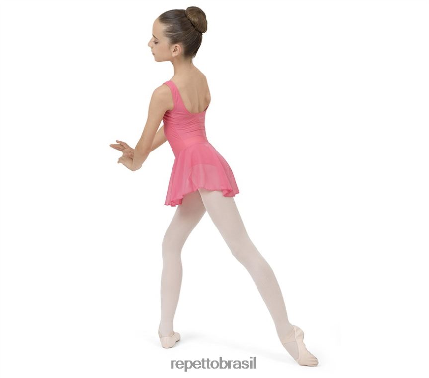 roupas br Repetto crianças túnica com decote franzido moda 8JZ2L8678