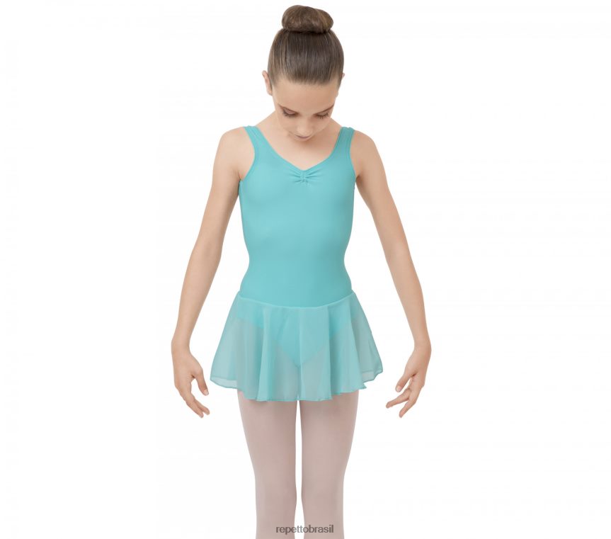 roupas br Repetto crianças túnica com decote franzido moda 8JZ2L8713