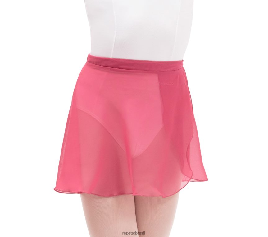 roupas br Repetto crianças saia curta de chiffon moda 8JZ2L8743