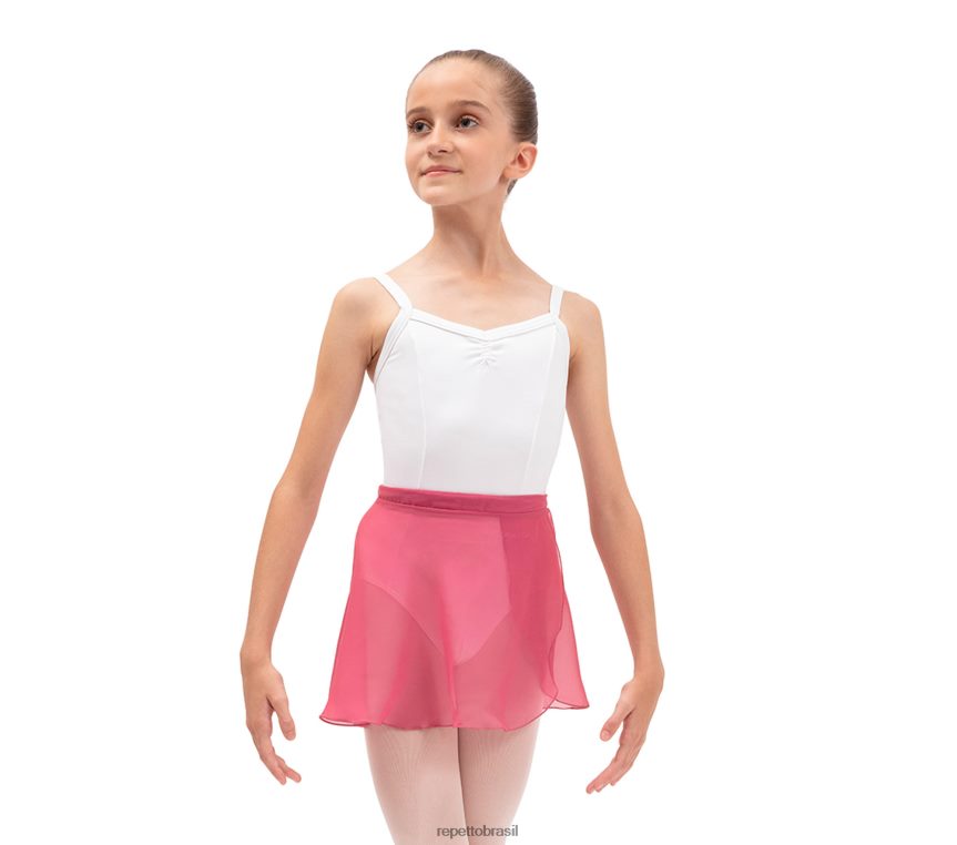 roupas br Repetto crianças saia curta de chiffon moda 8JZ2L8743