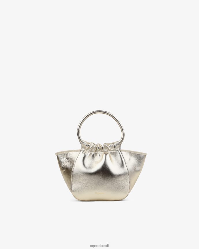acessórios br Repetto mulheres bolsa alicia Luz Dourada 8JZ2L8268