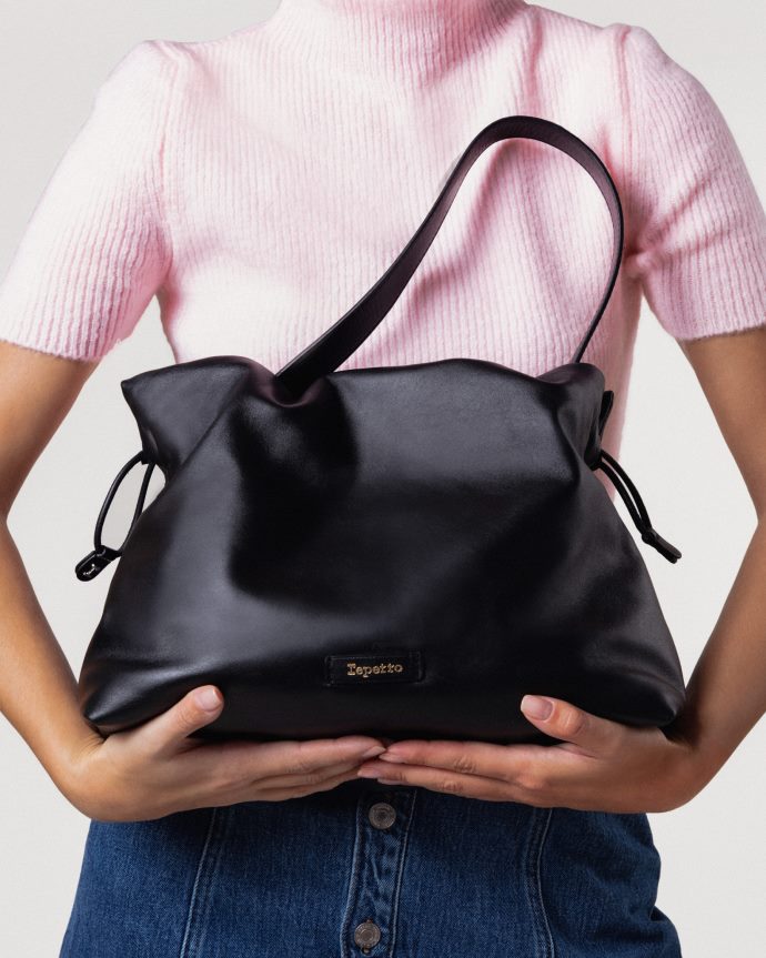 acessórios br Repetto mulheres bolsa de plumas preto 8JZ2L8288