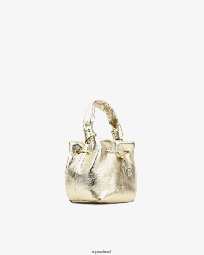 acessórios br Repetto mulheres bolsa petite tendresse Luz Dourada 8JZ2L8279