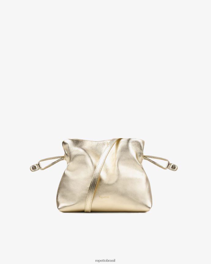 acessórios br Repetto mulheres bolsa pluma poids Luz Dourada 8JZ2L8278
