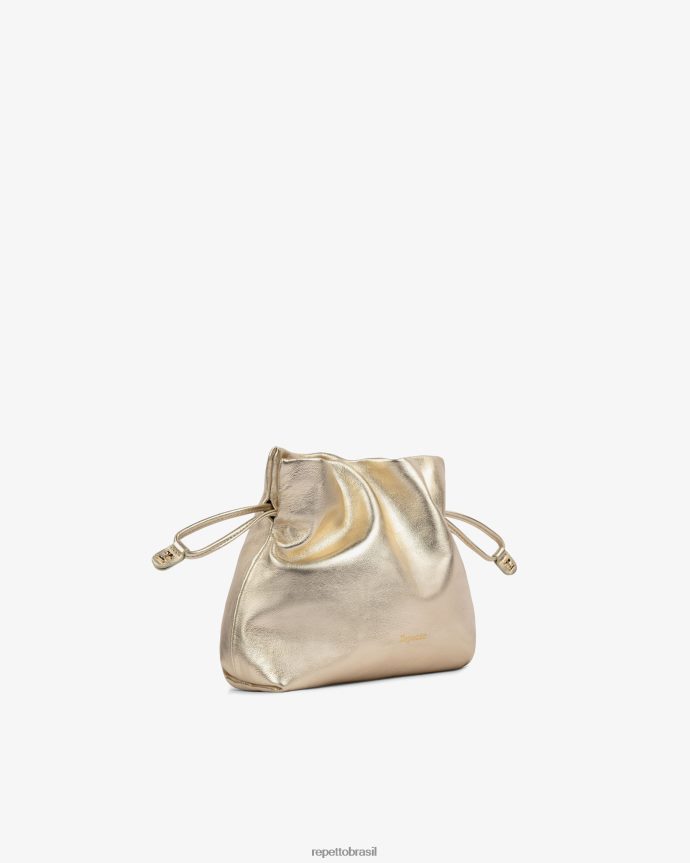 acessórios br Repetto mulheres bolsa pluma poids Luz Dourada 8JZ2L8278