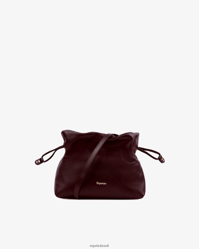acessórios br Repetto mulheres bolsa pluma poids vinho tinto profundo 8JZ2L8275