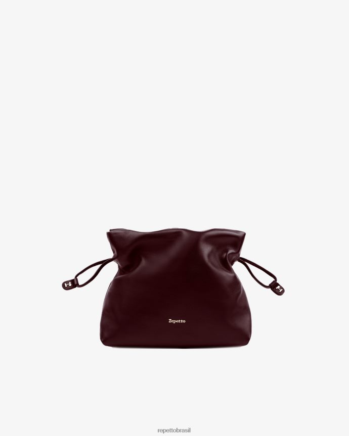 acessórios br Repetto mulheres bolsa pluma poids vinho tinto profundo 8JZ2L8275