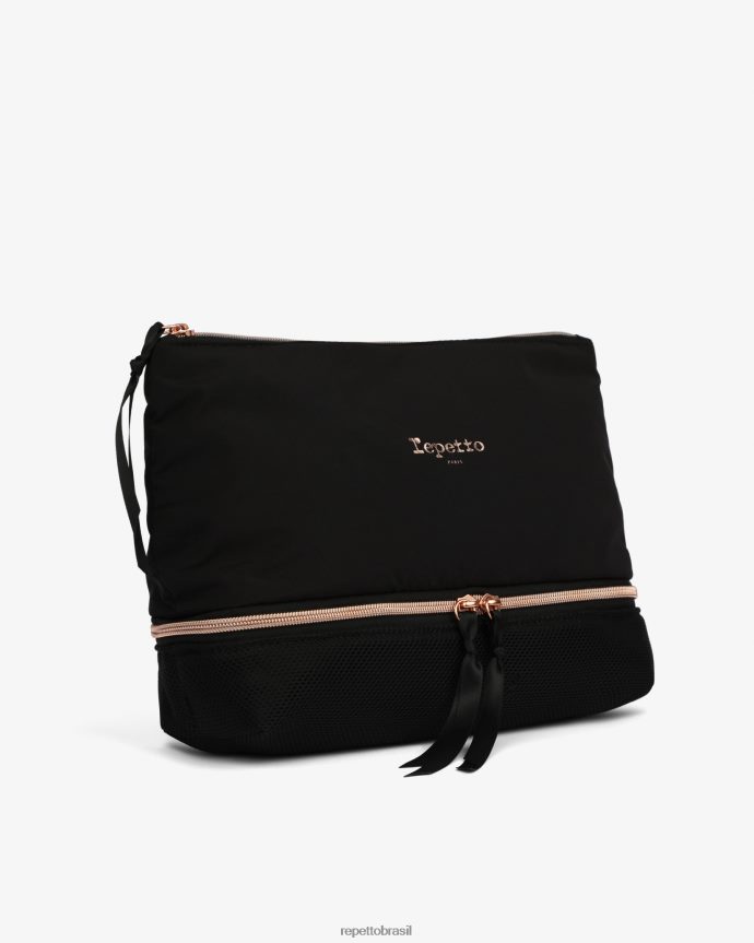 acessórios br Repetto mulheres joy estojo pequeno para sapatos de dança preto 8JZ2L8629