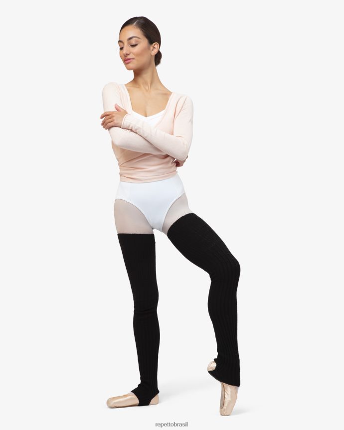 acessórios br Repetto mulheres polainas de aquecimento preto 8JZ2L8526