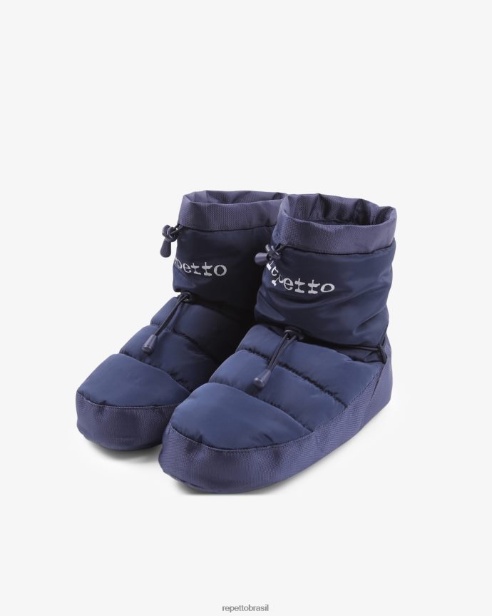 calçados br Repetto mulheres botas de aquecimento azul-marinho 8JZ2L8520