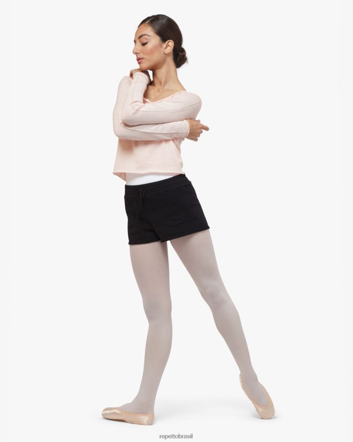 roupas br Repetto mulheres shorts de aquecimento preto 8JZ2L8533