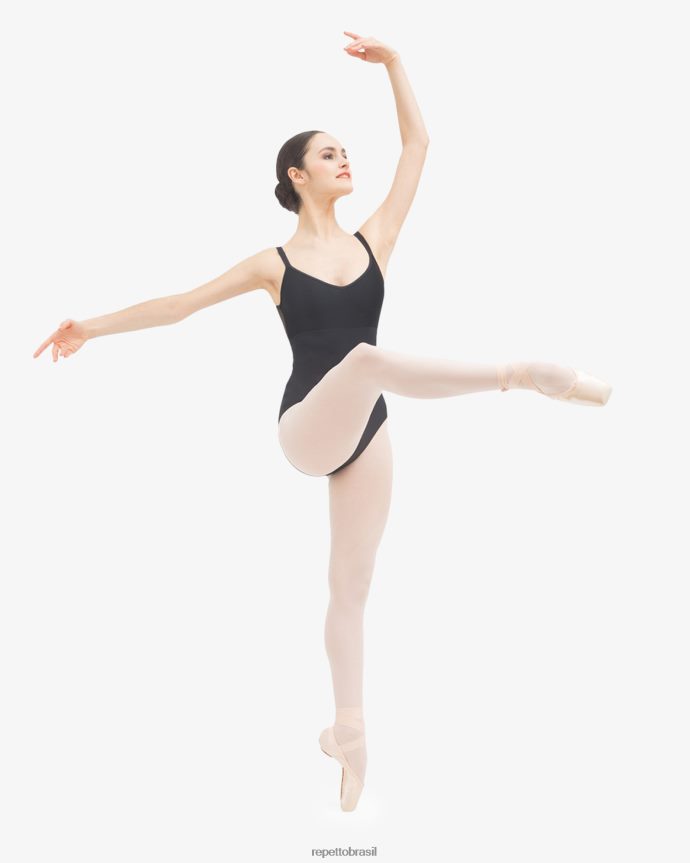 roupas br Repetto mulheres collant rendado preto 8JZ2L8469