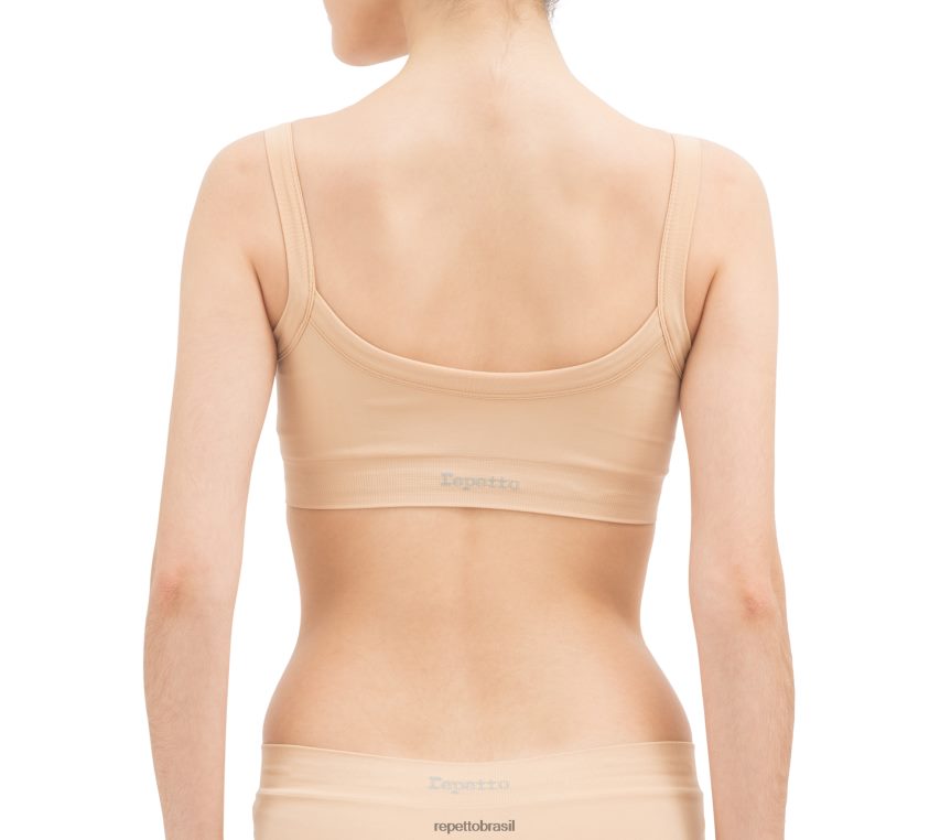 roupas br Repetto mulheres top cropped sem costura moda 8JZ2L8622