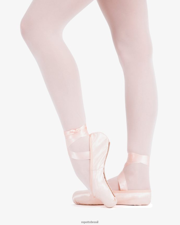 calçados br Repetto mulheres sapatilhas de ponta gamba g93 - caixa estreita sola média rosa 8JZ2L8580