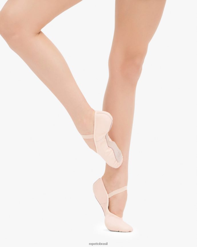 calçados br Repetto mulheres sapatilhas macias com sola completa pétala rosa 8JZ2L8588