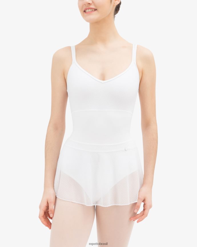 roupas br Repetto mulheres saia curta de renda branco 8JZ2L8498