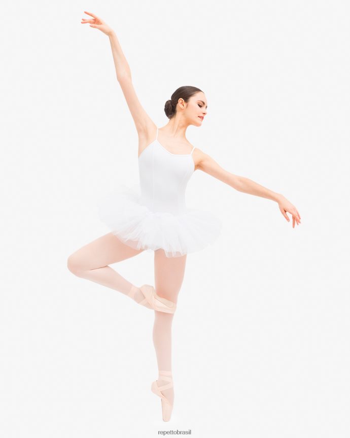 roupas br Repetto mulheres tutu curto branco 8JZ2L8496