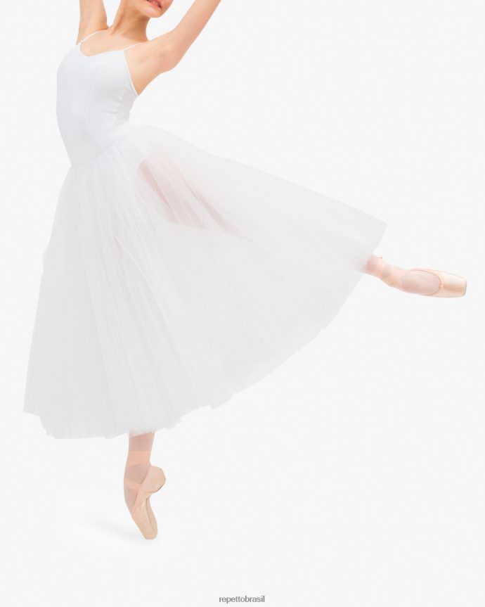 roupas br Repetto mulheres tutu longo branco 8JZ2L8494
