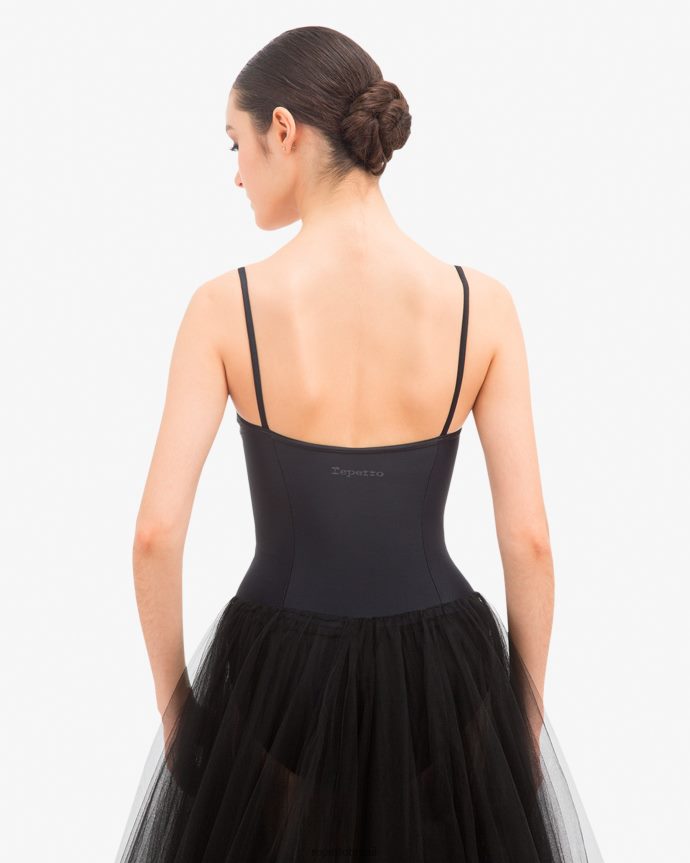 roupas br Repetto mulheres tutu longo preto 8JZ2L8495