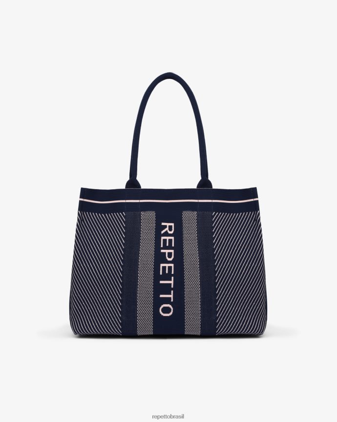 acessórios br Repetto mulheres Bolsa de compras blush azul marinho 8JZ2L8423