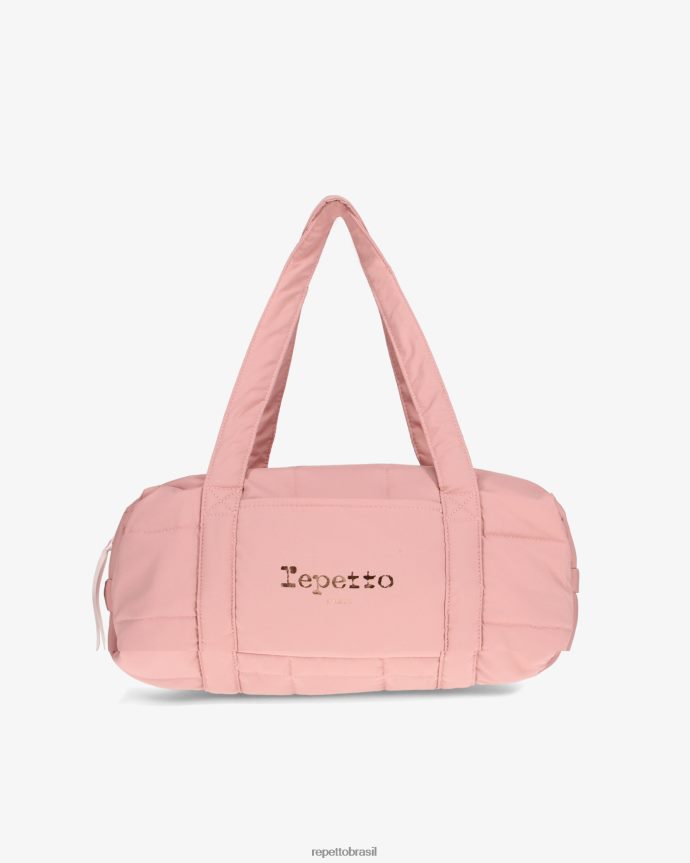 acessórios br Repetto mulheres bolsa acolchoada em nylon tamanho m o rosa 8JZ2L8401