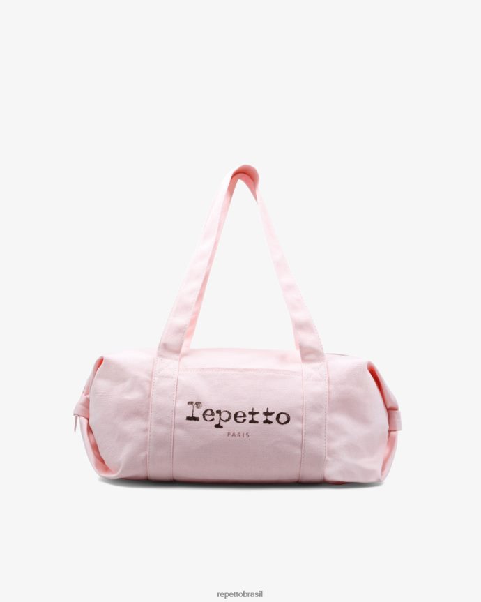 acessórios br Repetto mulheres bolsa de algodão tamanho m Rosa pálido 8JZ2L8400