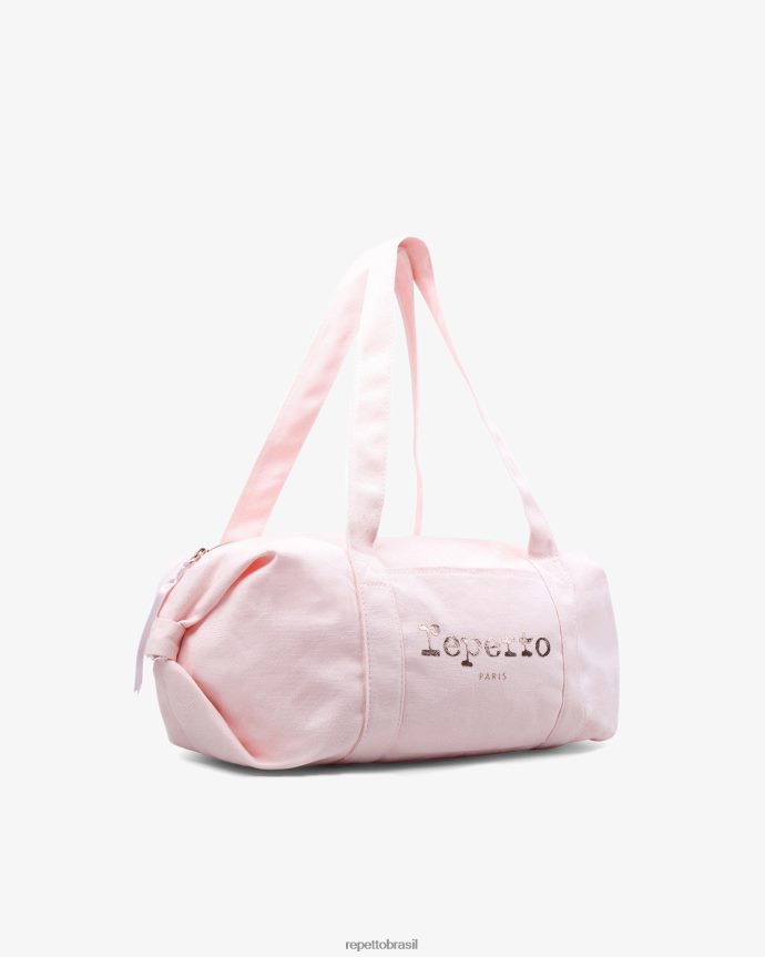 acessórios br Repetto mulheres bolsa de algodão tamanho m Rosa pálido 8JZ2L8400