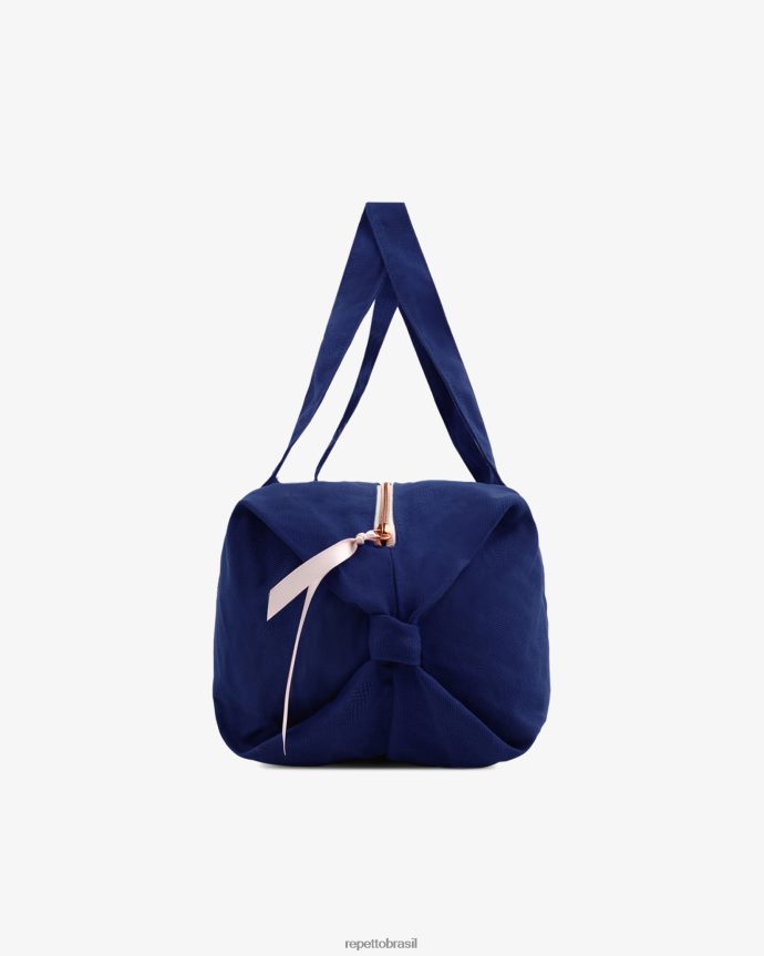 acessórios br Repetto mulheres bolsa de algodão tamanho m azul gasolina 8JZ2L8404