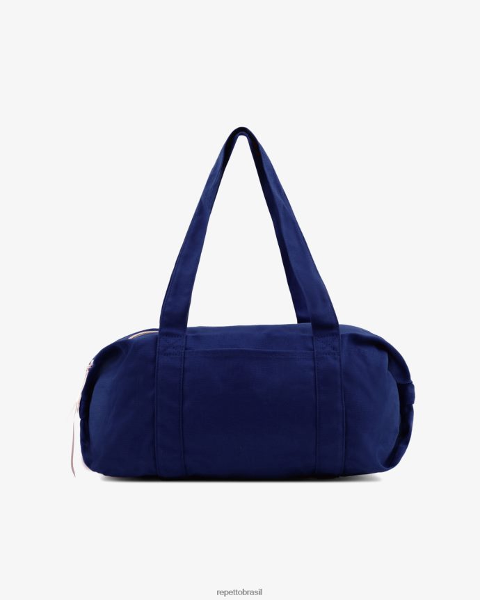 acessórios br Repetto mulheres bolsa de algodão tamanho m azul gasolina 8JZ2L8404
