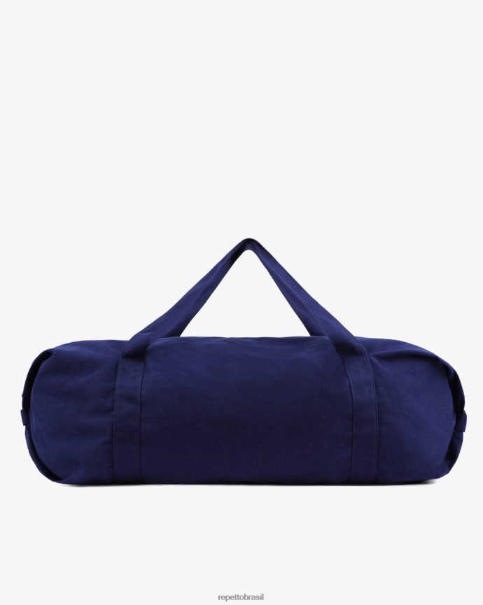 acessórios br Repetto mulheres bolsa de algodão tamanho xl azul gasolina 8JZ2L8420