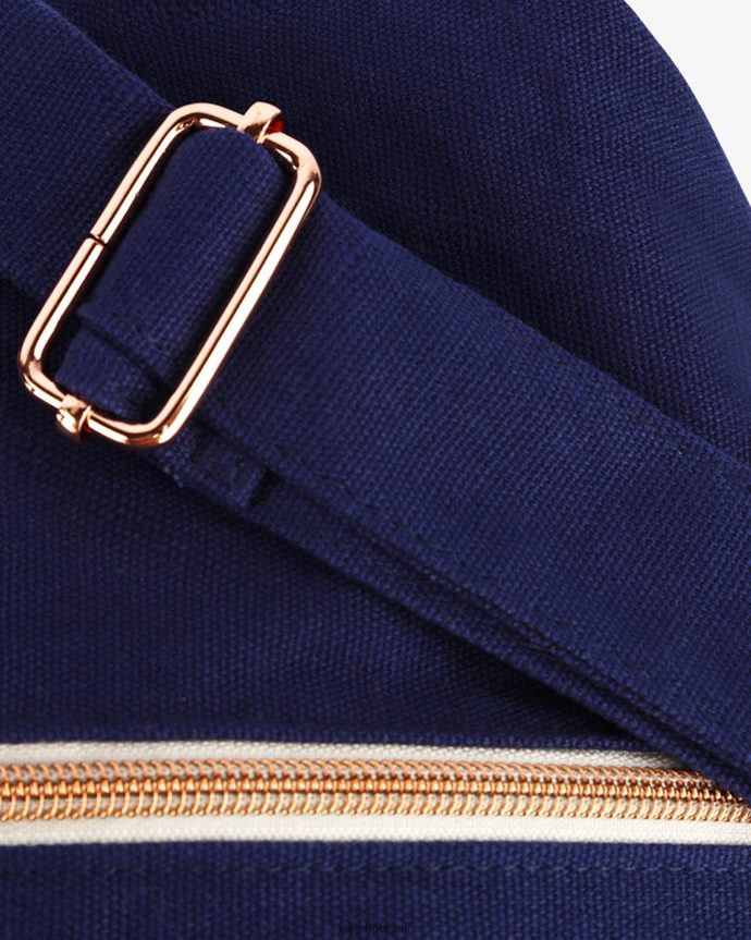 acessórios br Repetto mulheres bolsa de algodão tamanho xl azul gasolina 8JZ2L8420