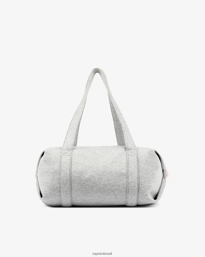 acessórios br Repetto mulheres bolsa de jersey tamanho m cinza claro manchado 8JZ2L8429
