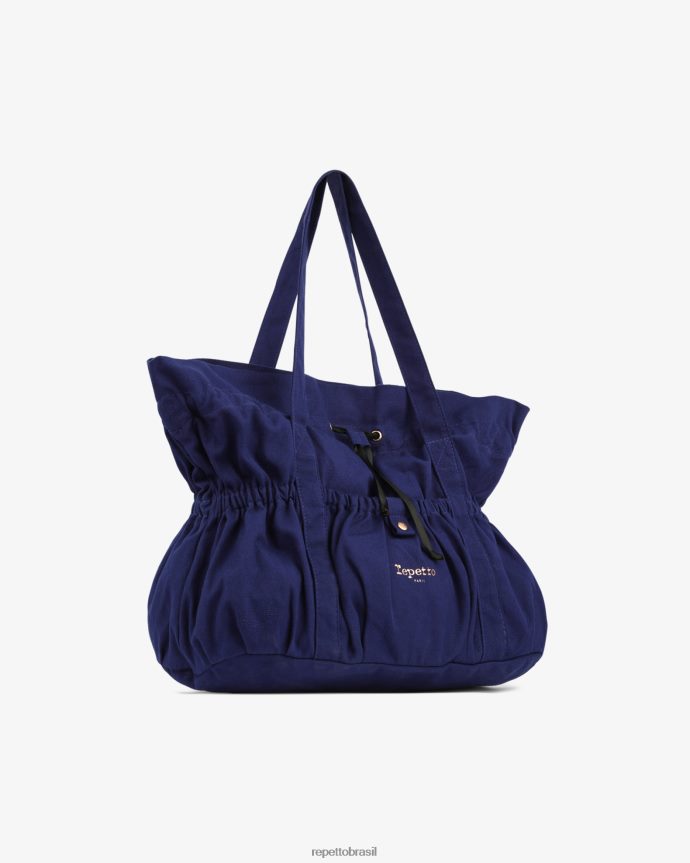 acessórios br Repetto mulheres bolsa grande feminina tutu azul gasolina 8JZ2L8421