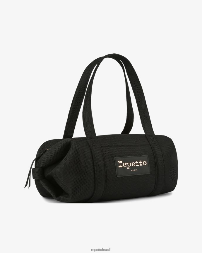 acessórios br Repetto mulheres mochila de malha tamanho m preto 8JZ2L8409