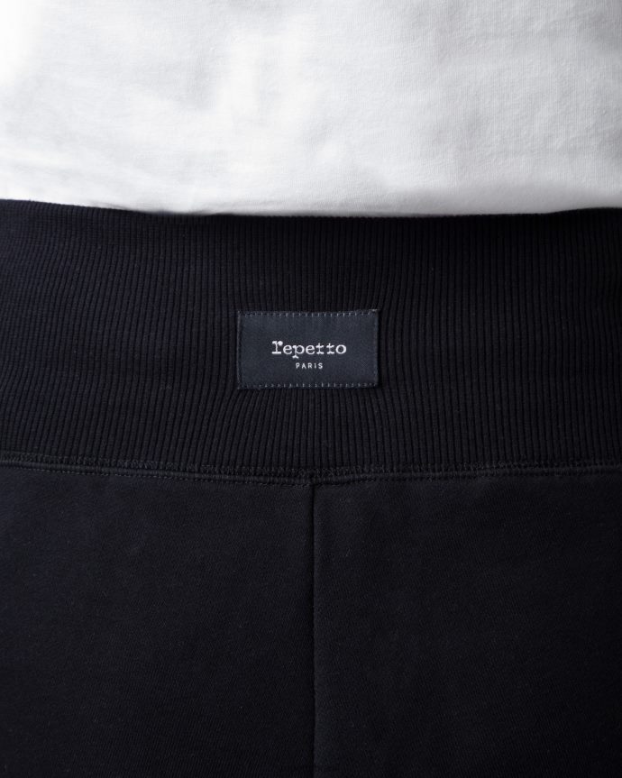 roupas br Repetto mulheres calças de jogging preto 8JZ2L8375