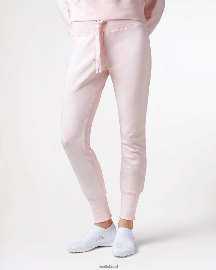 roupas br Repetto mulheres calças de jogging rosa icônico 8JZ2L8378
