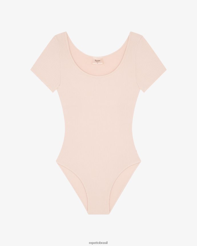 roupas br Repetto mulheres collant de estúdio pétala rosa 8JZ2L8376