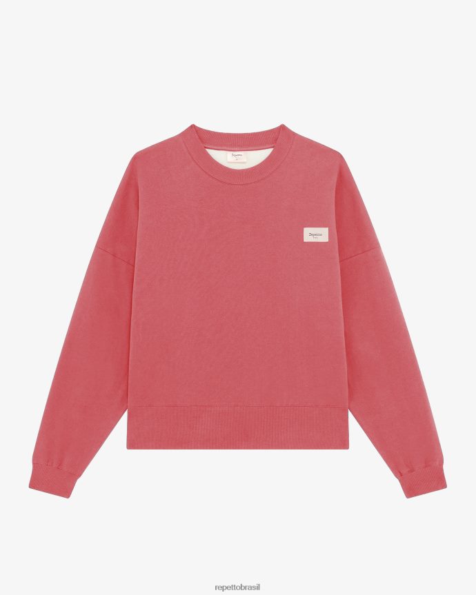 roupas br Repetto mulheres moletom grande laranja terracota 8JZ2L8356