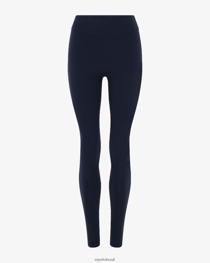 roupas br Repetto mulheres leggings de expressão azul da meia noite 8JZ2L8310