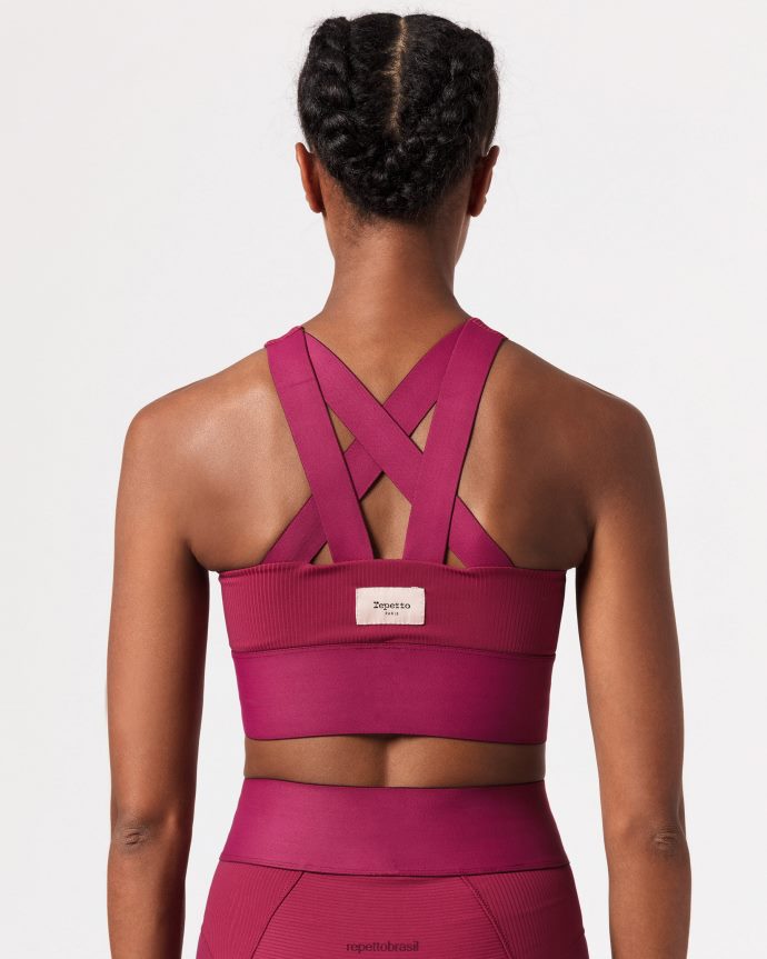 roupas br Repetto mulheres leggings intensas vermelho bordô 8JZ2L8298