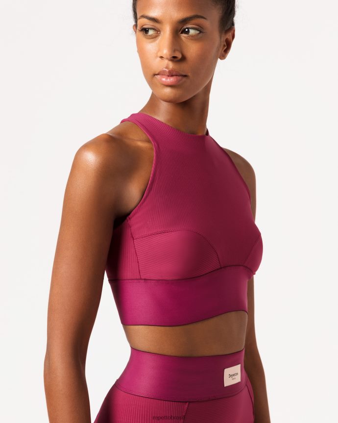 roupas br Repetto mulheres sutiã intenso vermelho bordô 8JZ2L8295