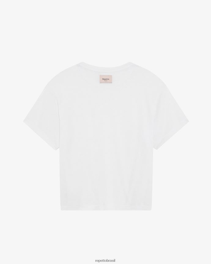 roupas br Repetto mulheres camiseta branco 8JZ2L8314