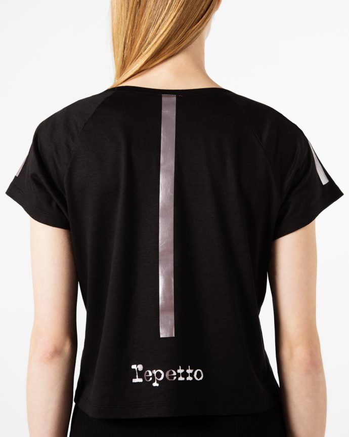 roupas br Repetto mulheres camiseta gráfica preto 8JZ2L8335