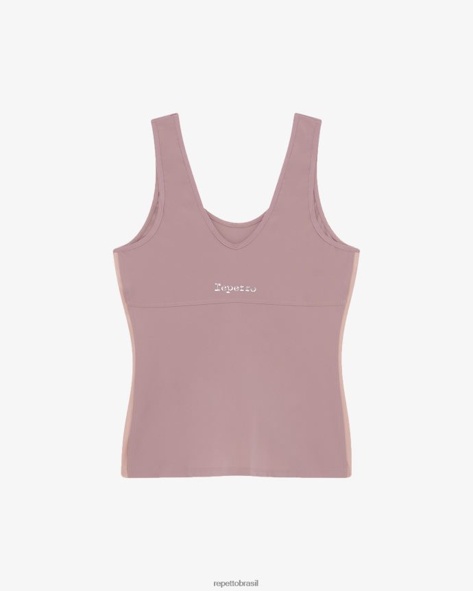 roupas br Repetto mulheres top de expressão o rosa 8JZ2L8320