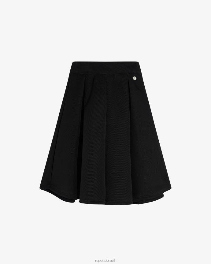 roupas br Repetto mulheres Elegância de saia tutu 3d preto 8JZ2L8393