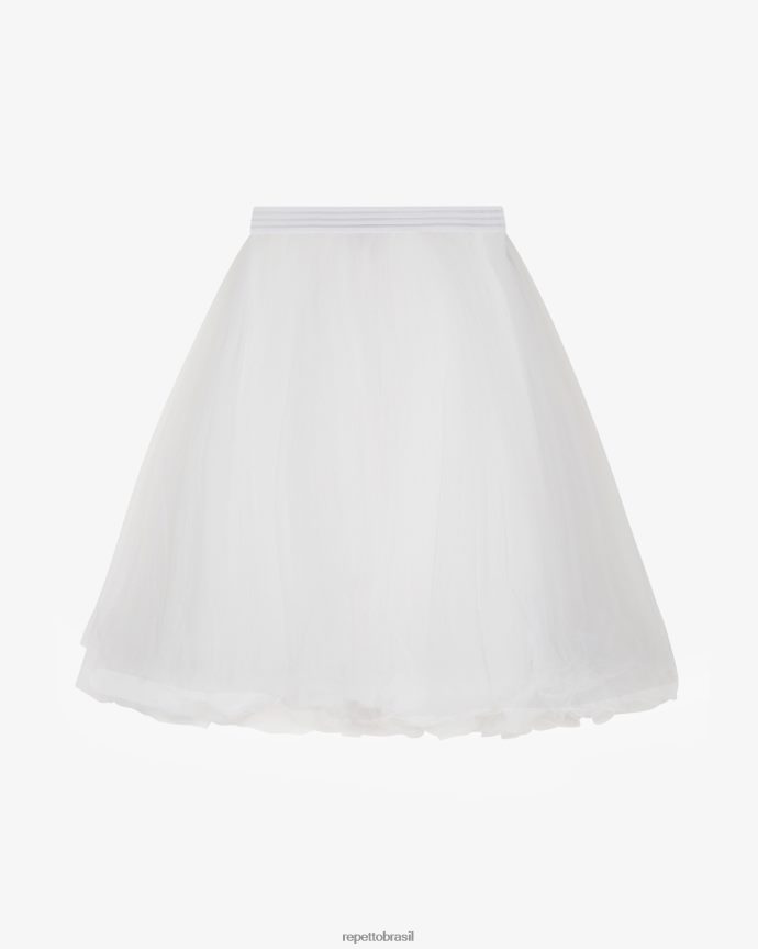roupas br Repetto mulheres saia tutu branco 8JZ2L8386