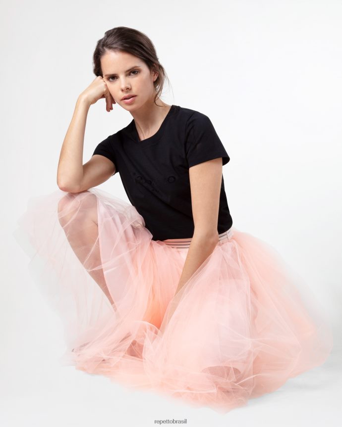 roupas br Repetto mulheres saia tutu laranja coral 8JZ2L8387