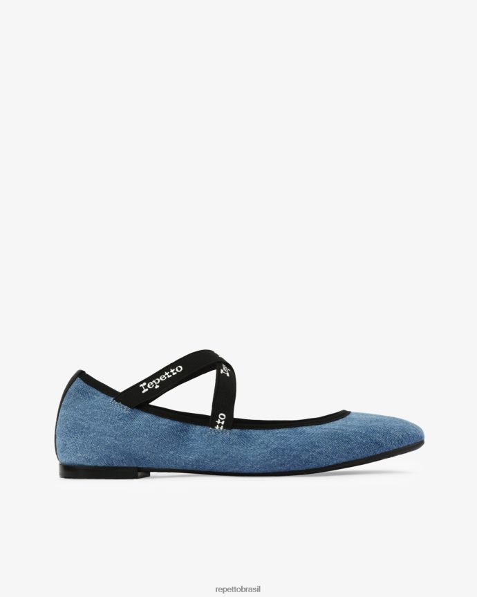 calçados br Repetto mulheres Joana Maria Janes Everest azul 8JZ2L865