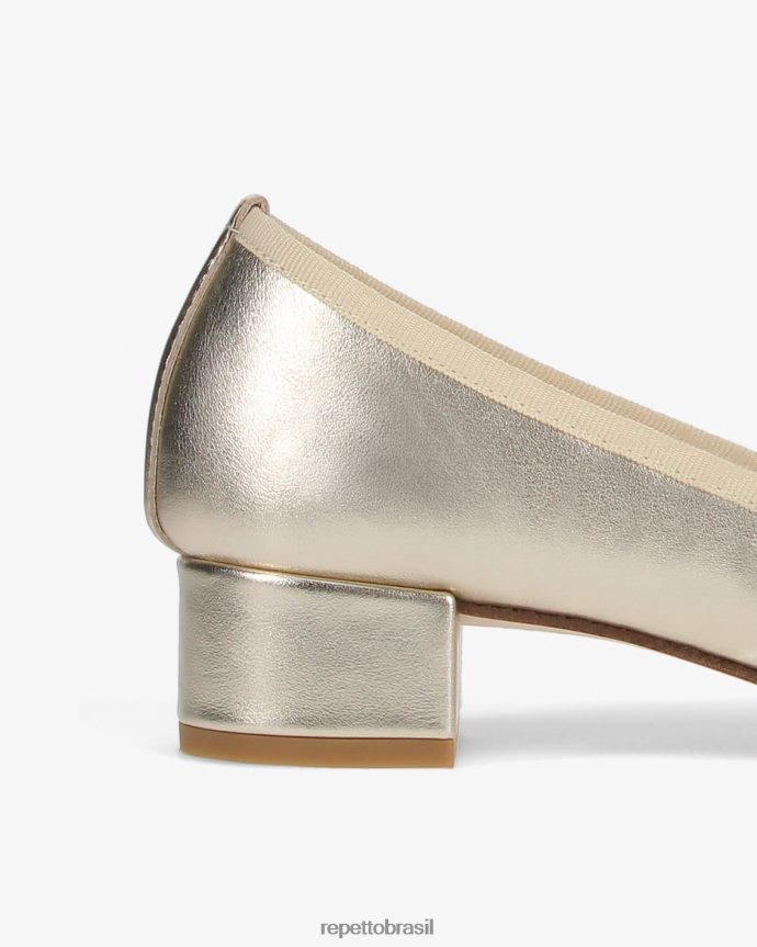 calçados br Repetto mulheres bailarinas camille Luz Dourada 8JZ2L846